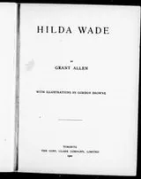 Cover of Hilda Wade, a Woman With Tenacity of Purpose