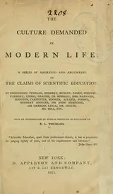 Cover of The culture demanded by modern life