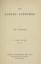 Cover of The ladies Lindores