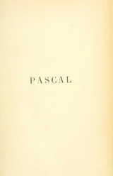 Cover of Pascal