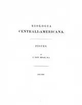 Cover of Biologia centrali-americana. Pisces