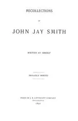 Cover of Recollections of John Jay Smith