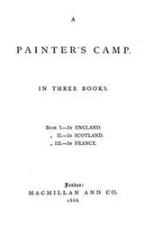 Cover of A painter's camp