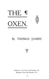 Cover of The oxen