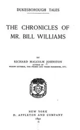 Cover of Dukesborough tales