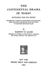Cover of The continental drama of to-day