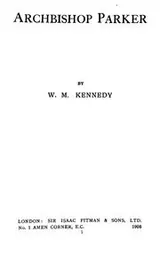 Cover of Archbishop Parker