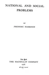 Cover of National and social problems