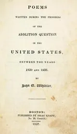 Cover of Poems written during the progress of the abolition question in the United States