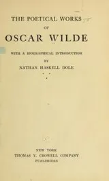 Cover of The poetical works of Oscar Wilde