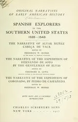 Cover of Original narratives of early American history, reproduced under the auspices of the American Historical Association