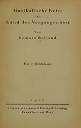 Cover of Musikalische Reise ins Land der Vergangenheit
