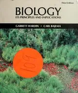 Cover of Biology, its principles and implications