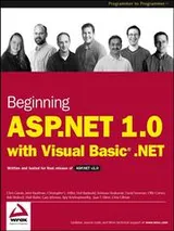 Cover of Beginning ASP.NET 1.0 with Visual Basic.NET