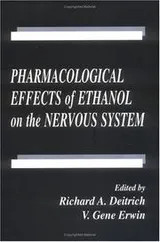 Cover of Pharmacological effects of ethanol on the nervous system