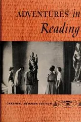 Cover of Adventures in reading--Cardinal Newman edition