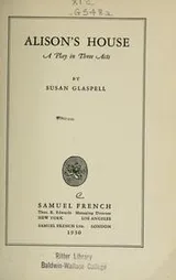 Cover of Alison's house