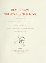 Cover of Ben Ionson, his Volpone