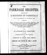 Cover of The Parkdale register