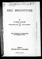 Cover of Eric Brighteyes