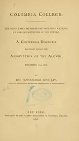 Cover of Columbia college