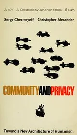 Cover of Community and privacy