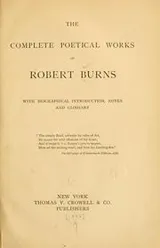 Cover of The complete poetical works of Robert Burns