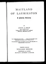 Cover of Maitland of Laurieston