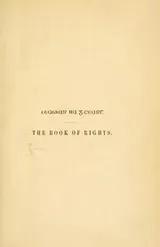 Cover of The Book of rights