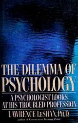 Cover of The dilemma of psychology