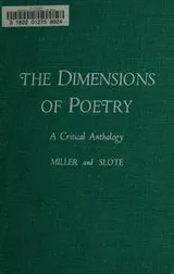 Cover of The dimensions of poetry