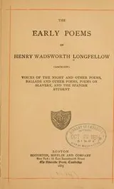 Cover of The early poems of Henry Wadsworth Longfellow