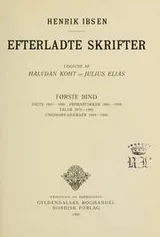 Cover of Efterladte skrifter