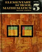 Cover of Elementary school mathematics