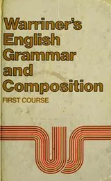 Cover of English grammar and composition, first course