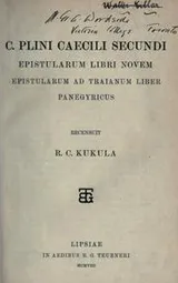 Cover of Epistularum libri novem