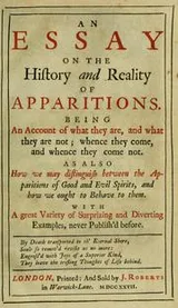 Cover of An essay on the history and reality of apparitions