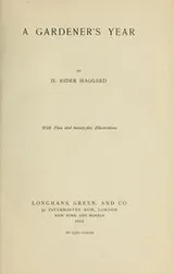 Cover of A gardener's year