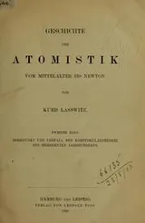 Cover of Geschichte der Atomistik von Mittelalter bis Newton