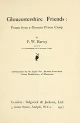 Cover of Gloucestershire friends: poems from a German prison camp