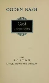Cover of Good intentions