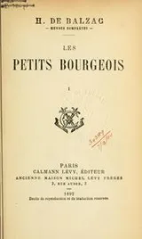 Cover of Les petits bourgeois