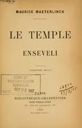 Cover of Le temple enseveli