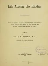 Cover of Life among the Hindus