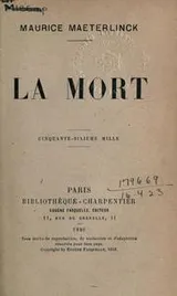 Cover of La mort