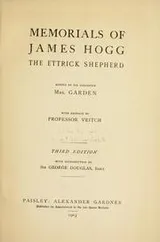 Cover of Memorials of James Hogg, the Ettrick Shepherd