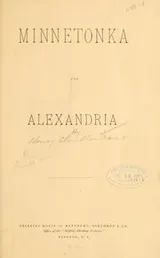 Cover of Minnetonka and Alexandria