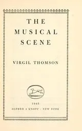 Cover of The musical scene