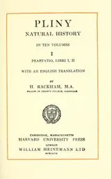 Cover of Naturalis Historia