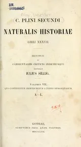 Cover of Naturalis historiae, libri 37